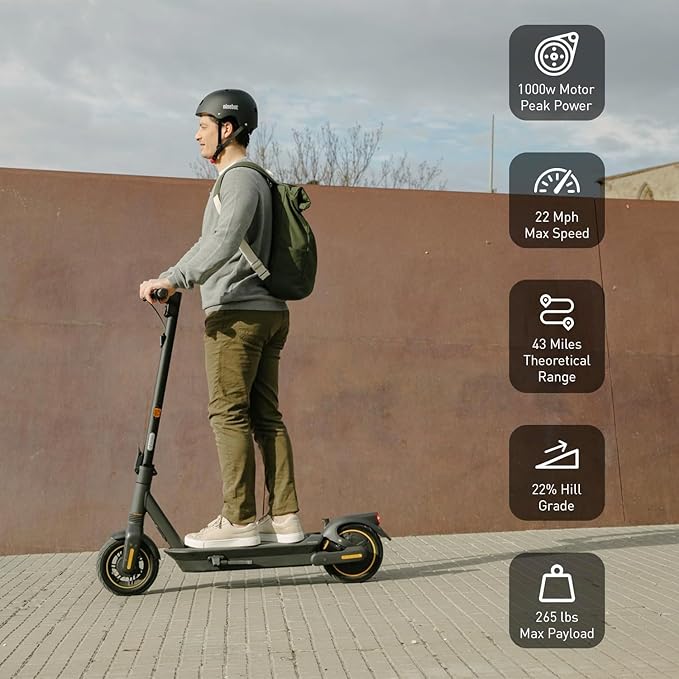 Ninebot Max G2 E Scooter 35kmh Speed 1000W