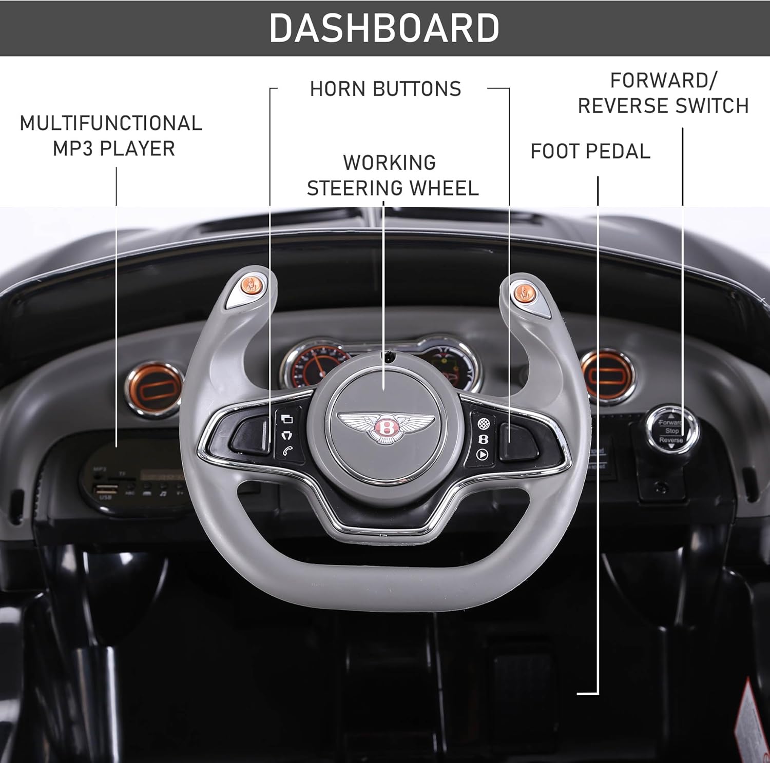 Bentley 12V Kids Ride On Car Age 1-4