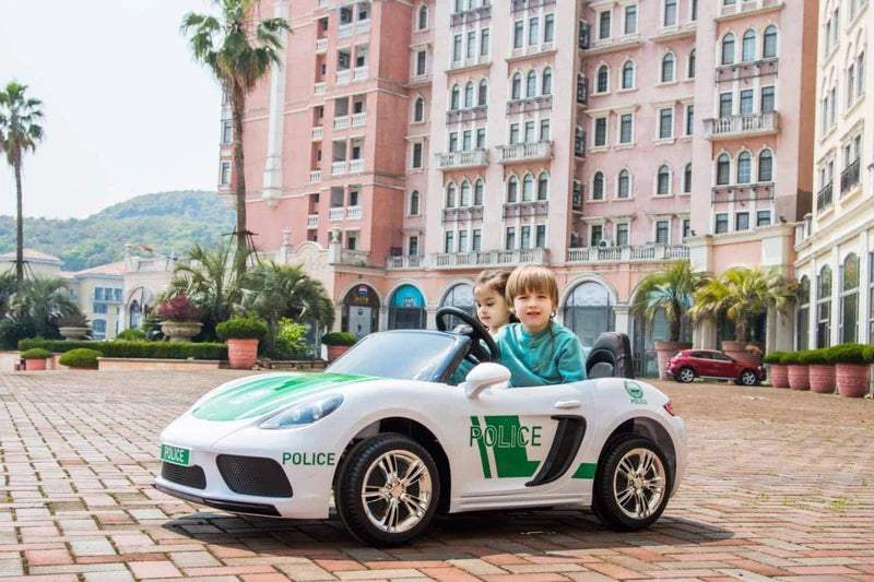 SUPER SPORT XXL POLICE RIDE ON CAR KIDS 3-12 Years