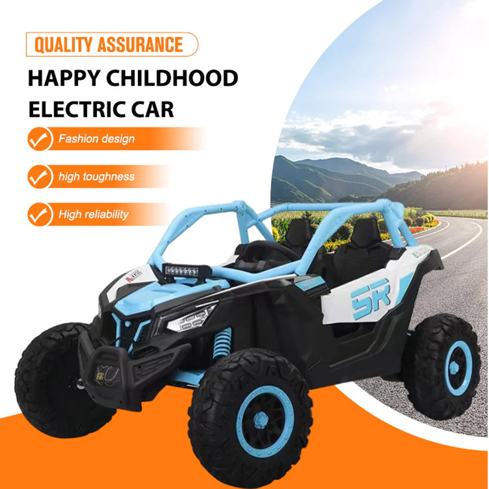 kids cross country vehicle ride on children's remote control car 4Wheel Drive toy Age 2 up