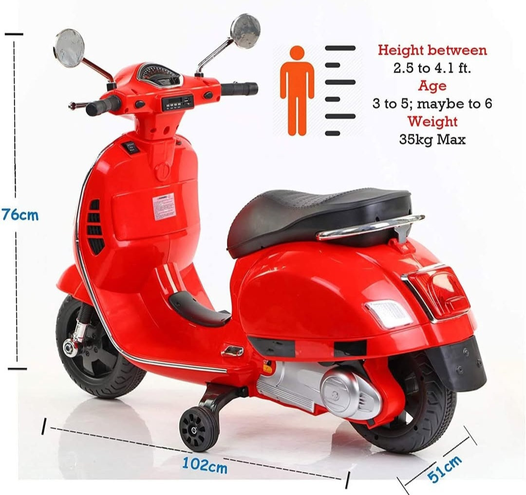 Kids Vespa Stylish Electric Bike - kids Toy Gift