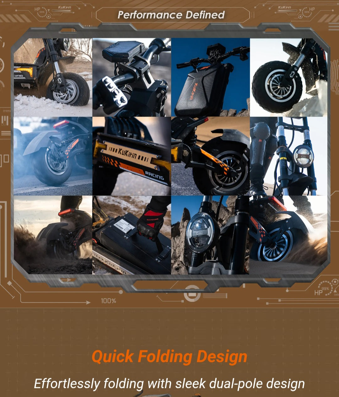 Kukirin G4 Max Electric Scooter -2025 New 60V 35Ah 1600W Dual