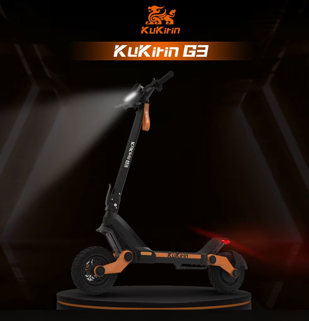 Kukirin G3 Electric Scooter -2025 New 48V 18Ah 1200W