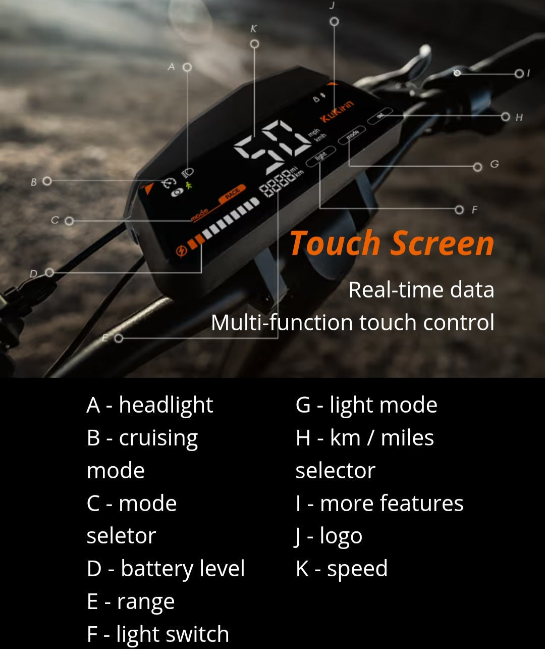 Kukirin G3 Electric Scooter -2025 New 48V 18Ah 1200W