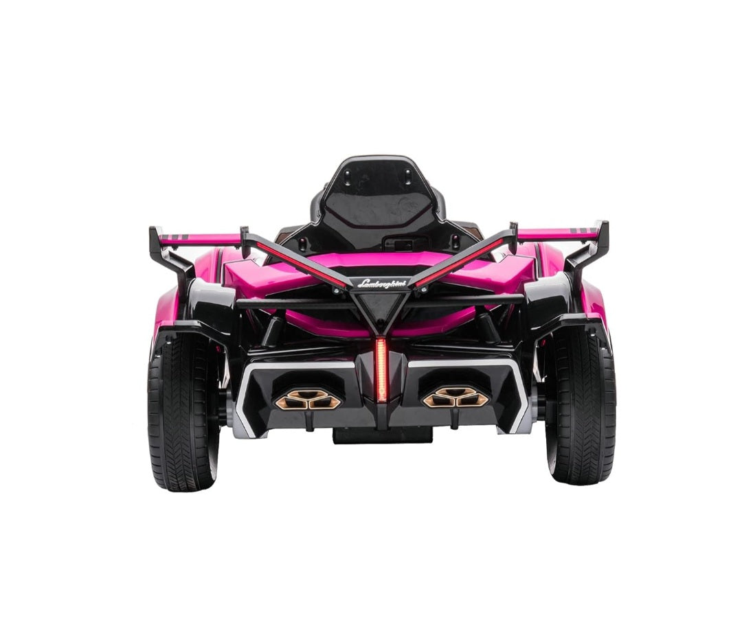 Lamborghini V12 Vision Gran Turismo Ride on Sports Car for Kids,Large Age 3-8