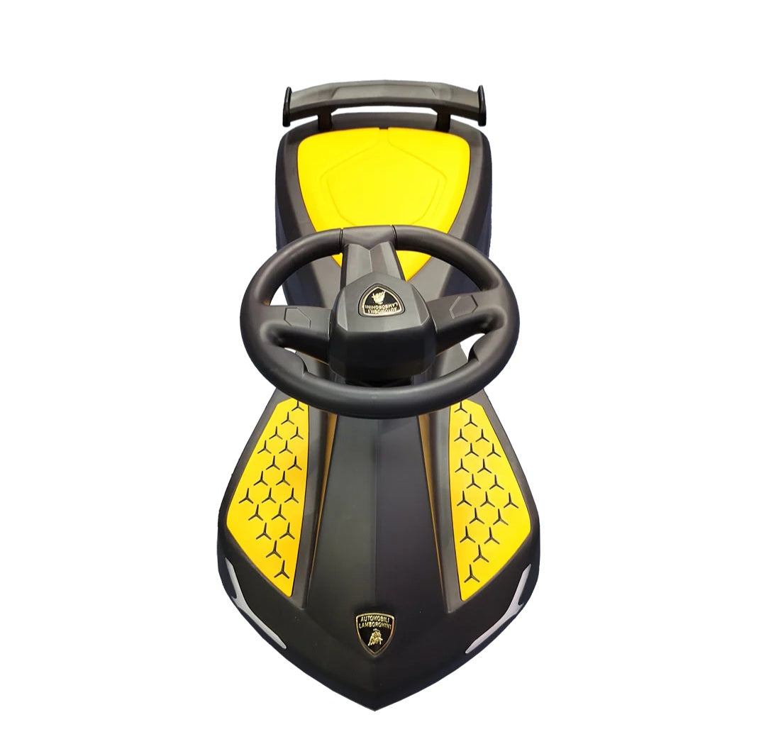 Kids Lamborghini Swing Car Ride on Age 3-5 unisex