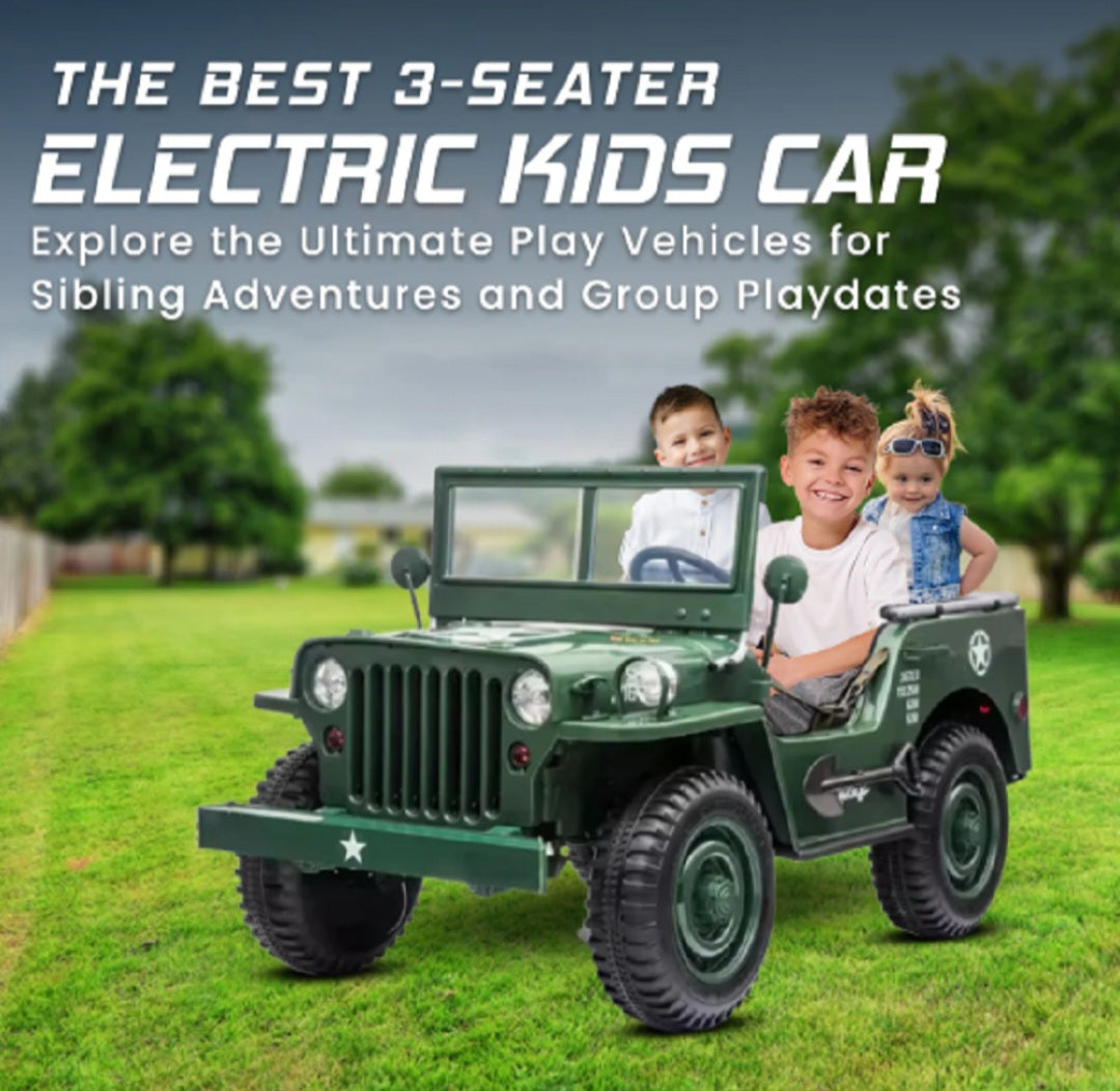 Kids Electric Mini Jeep with 03 Seats