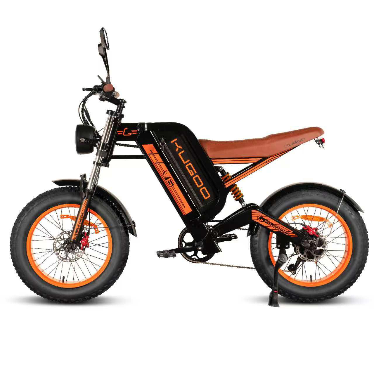Kugoo V6 Harley Electric Bike 48V 28Ah 1000W Dual