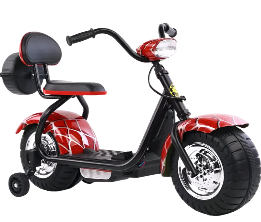 Kids Harley E scooter With Auxillary wheels Age 2-6 Years