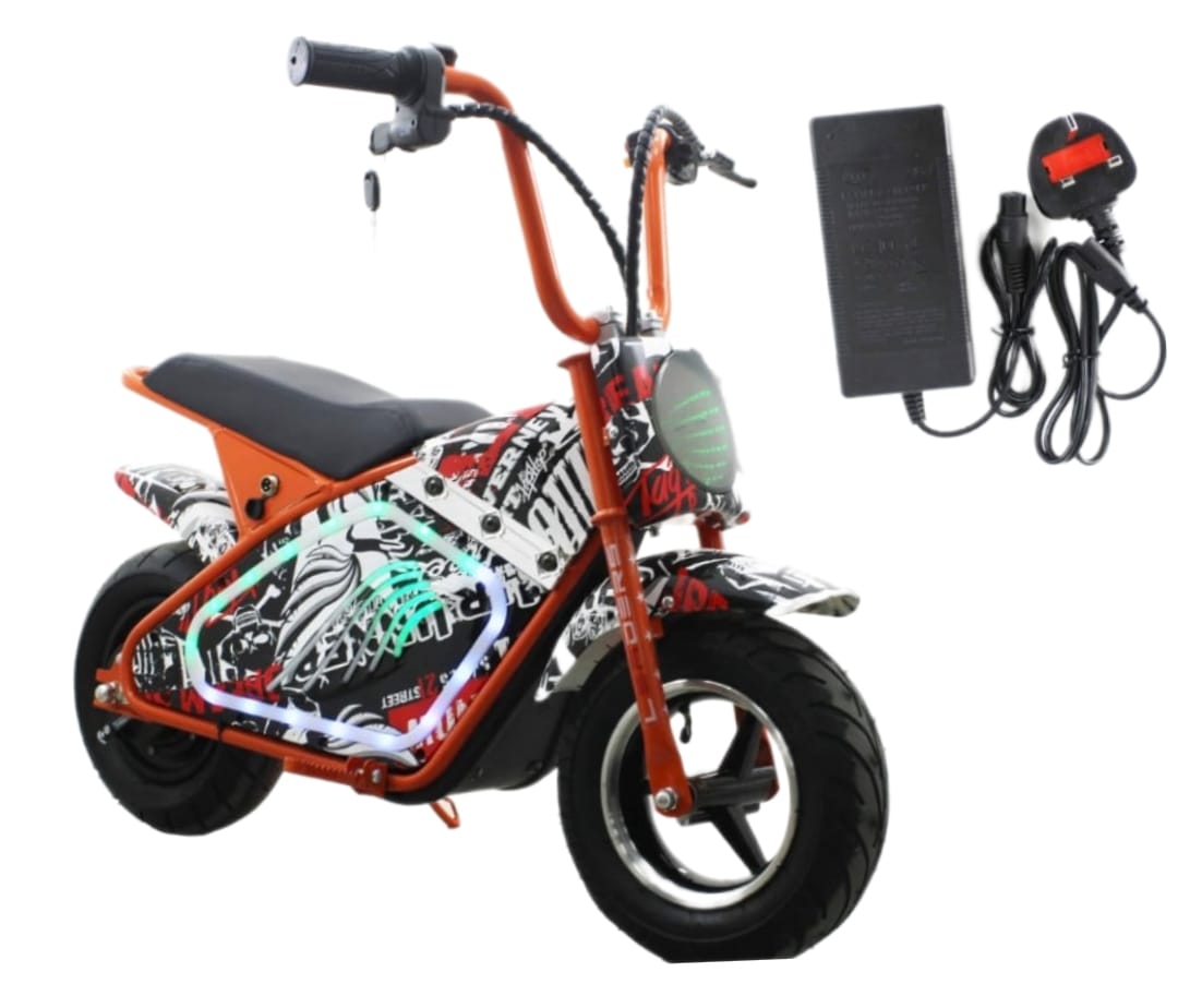 Leaders kids e motor cycle dirt street design Light 36v 4.4Ah 250W