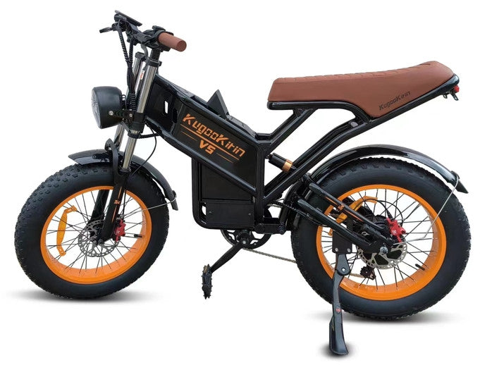 Kugoo Kirin V5 Fat Tire Electric Bike 20Ah 750W 50km Long Range high performance
