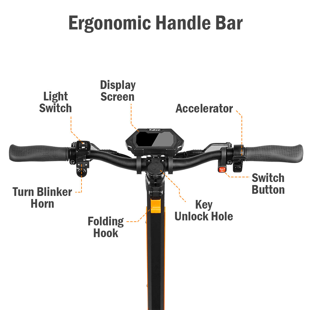 KuKirin G3 Pro Electric Scooter 2025 Version 52V 23Ah 1200W Dual