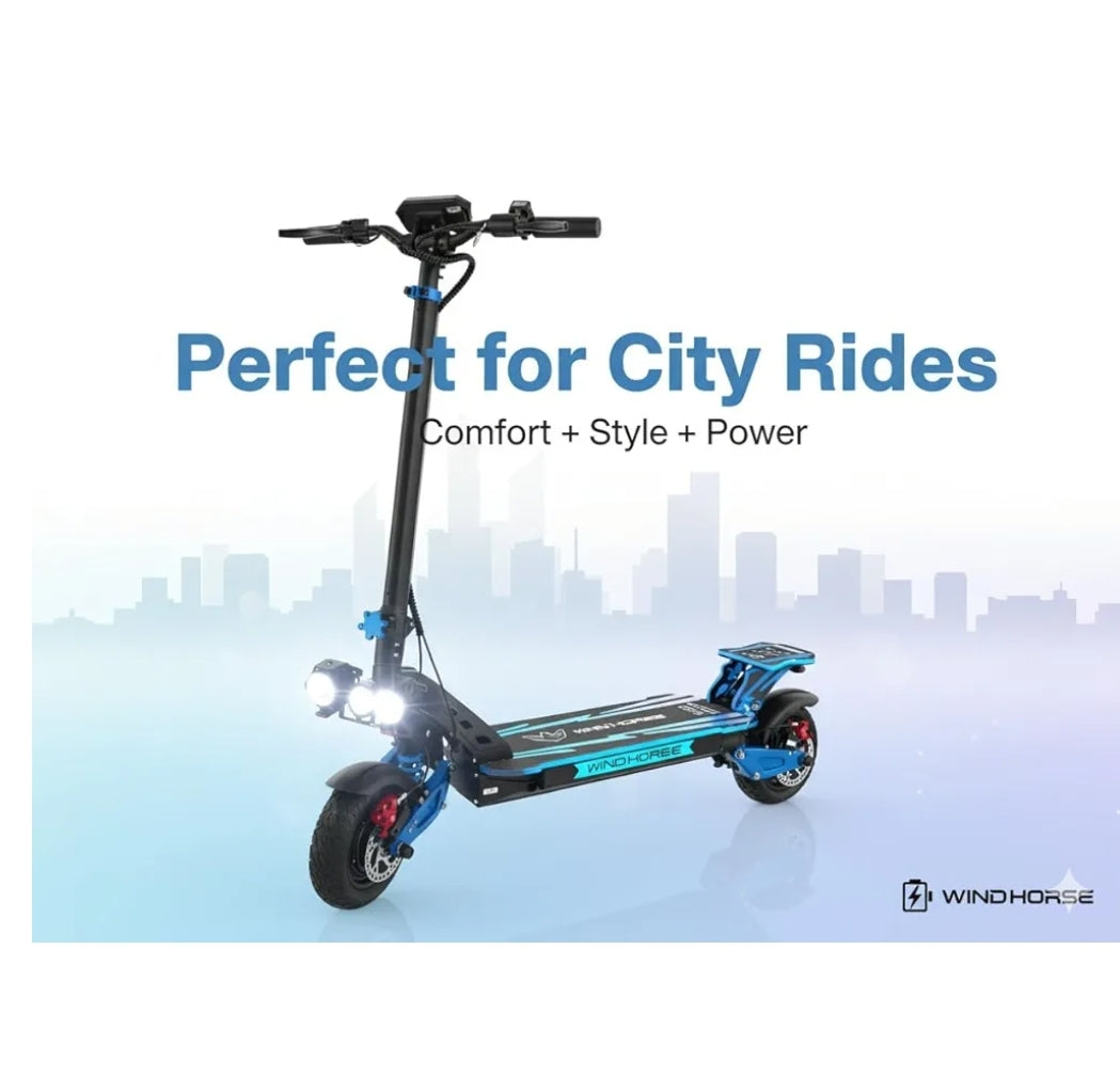 Windhorse H8 Electric Scooter 48V 25Ah 1500W Dual Motor