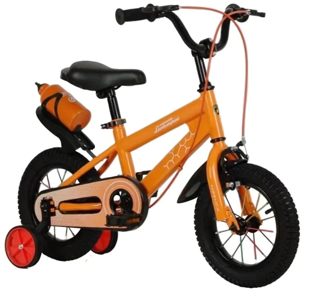 Lamborghini Kids Bicycle 12 Inch Black/Yellow Age 5-8