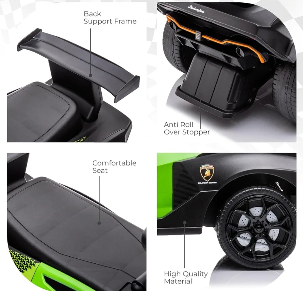 Officially licensed Lamborghini push car kids Age 1-4