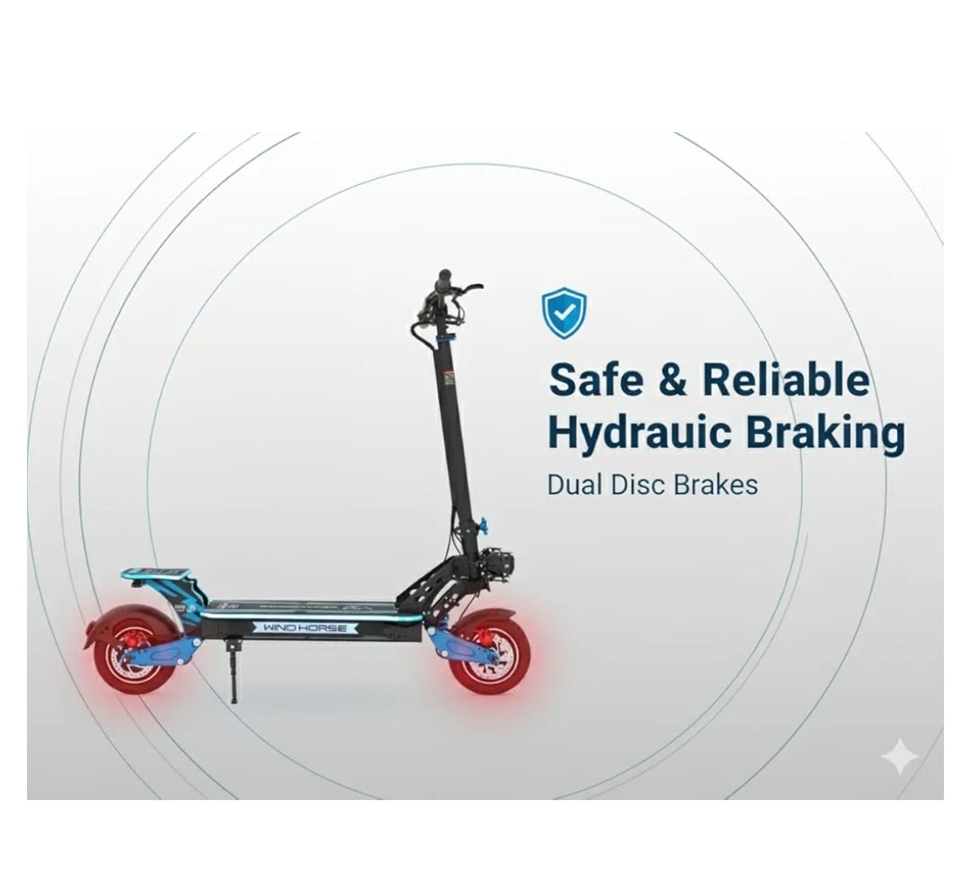 Windhorse H8 Electric Scooter 48V 25Ah 1500W Dual Motor