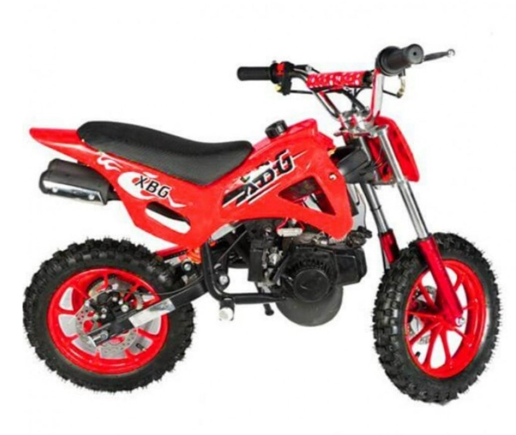 Cross mini kids Gas Dirt Bike automatic 49cc kids Age 6-12 years